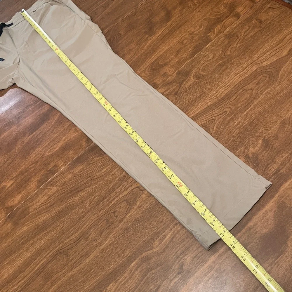 FIGS Mens Technical Scrub Pants Trousers Tan Khaki Large Tall Drawstring